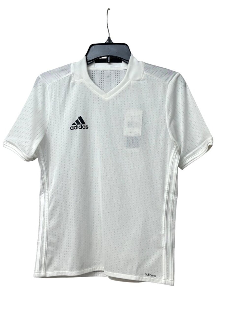 Adidas Condivo 16 Youth Climacool White Short Sleeve Soccer Jersey L